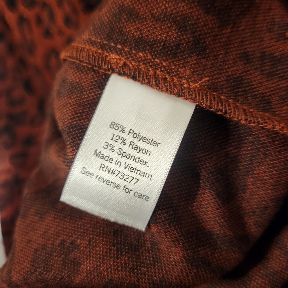 New Nine West Dress | Leopard/Cheetah Print | Sz L - Picture 4 of 4